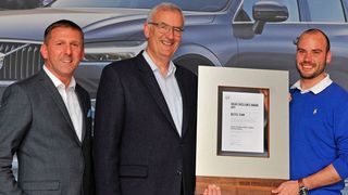 Von links: Thomas Bauch, Johann Popp sen. und Christian Jaekel. (Volvo)