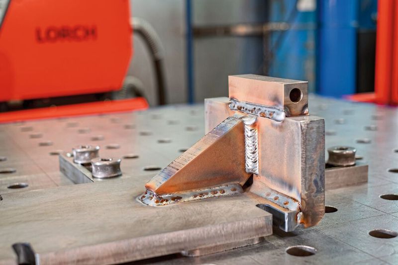 Die Herstellung von Maschinenbauteilen erfordert absolute Präzision. Die Cobot-Lösung  von Lorch garantiert auch bei großer Stückzahl durchgehend höchste Qualität. (Bild: Lorch)