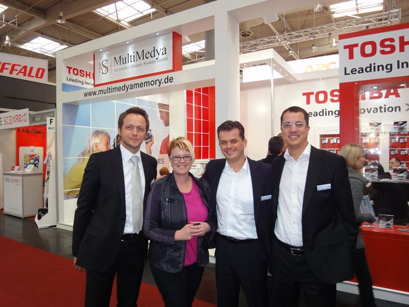 Guido Forsthövel, Janet Spacey, Oliver Barz und Dominic Mein, BenQ (Archiv: Vogel Business Media)