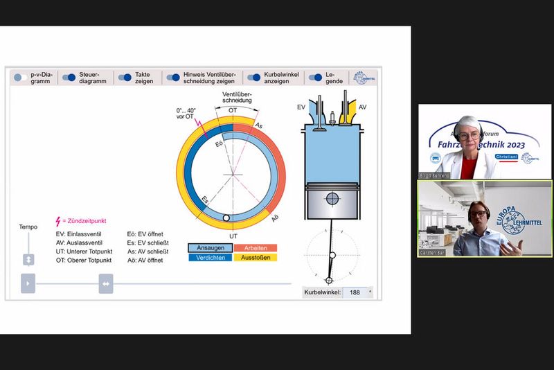 Carsten Bar von Europa Lehrmittel zeigte, wie sich Animationen sinnvoll in den Unterricht einbinden lassen. (Bild: VCG)