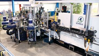 In die Rundtakt-Biegeanlage Speedmax L lassen sich auch weitere Prozesse integrieren. (Schmale Maschinenbau)