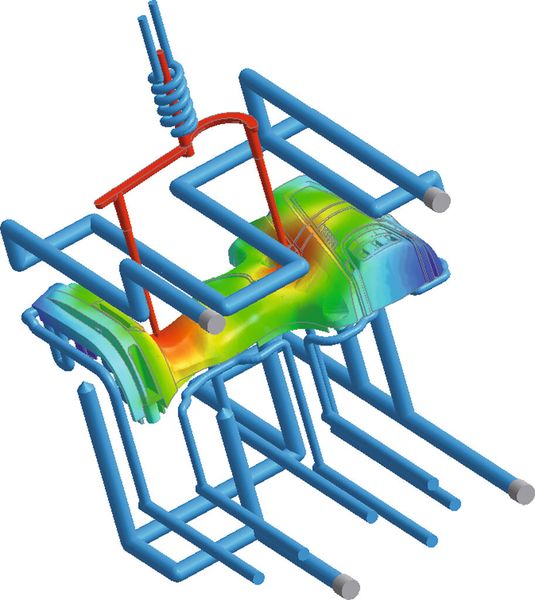 «Moldex3D R12» reduziert die Berechnungszeiten einer Füll-Analyse um bis zu 80 Prozent. (Bild: Simpatec)
