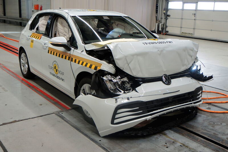 ... der VW Golf, ... (Euro-NCAP)