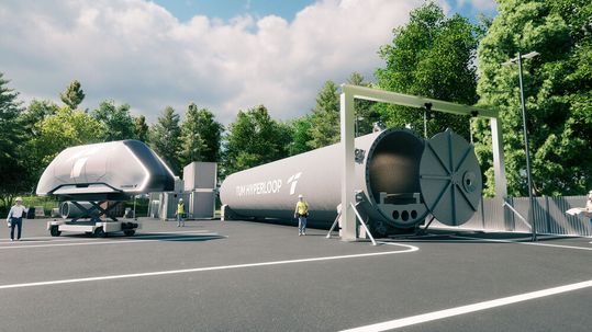 Die TUM will eine 24-Meter-lange Hyperloop-Teststrecke bauen.(Bild:  TUM)