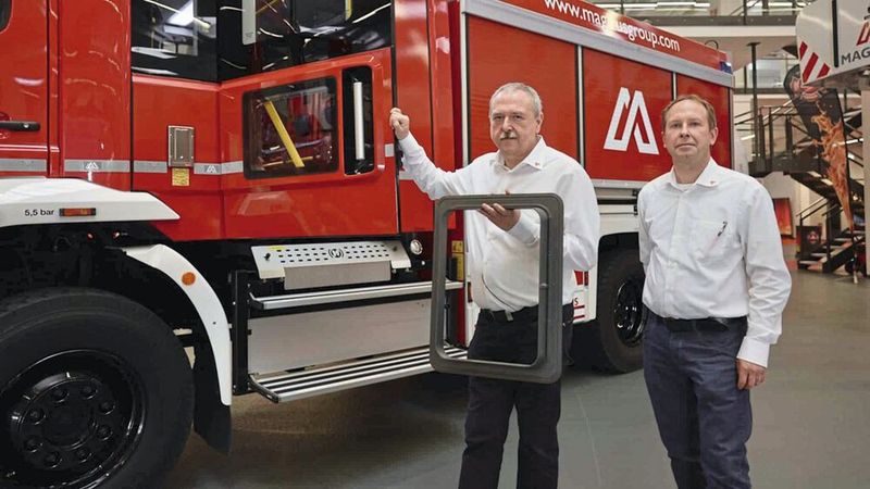 Die Fensterrahmen werden nicht in größeren Stückzahlen benötigt, daher ist es  wirtschaftlicher, sie mittels 3D-Druck statt eines anderen Prozesses wie beispielsweise Spritzgießen anzufertigen. (Bild: BigRep)