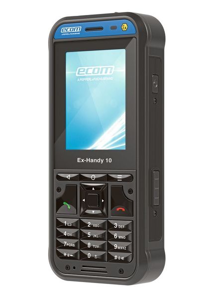 Das Ecom Ex-Handy 10 ist flexibel und einfach im Ex-Bereich einsetzbar. (Pepperl+Fuchs)