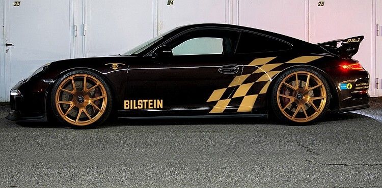 Ebenfalls mit Clubsport ausgerüstet: Porsche 991 GT3 von TIKT Performance. (Foto: Thyssen-Krupp Bilstein)