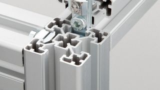 Flanschleistenverbindung bei RK-Profilen: schnelle und einfache Montage, hochfest und jederzeit wieder lösbar. (Bild: RK Rose+Krieger)