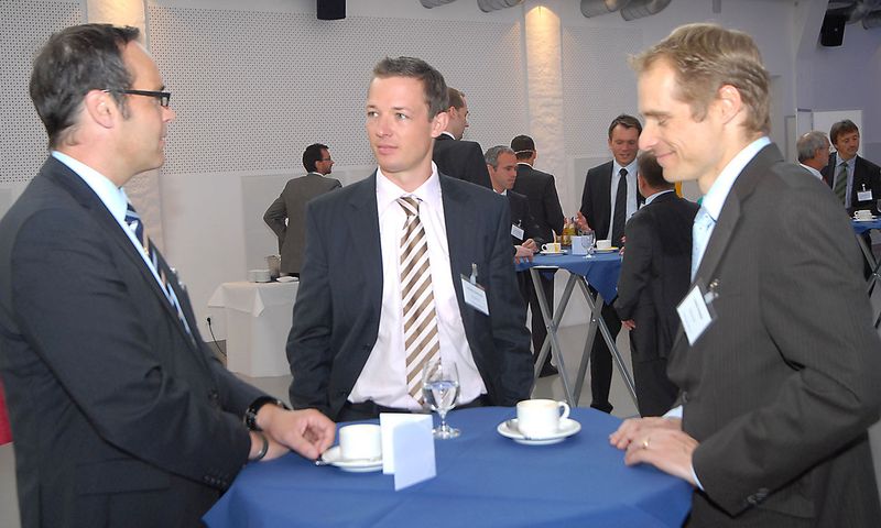 Michael Gumann, EKER Systemtechnik-Electronic, Christian Berlinecke von der Firma IHLEMANN und Torsten Moebes, Elprog (Archiv: Vogel Business Media)