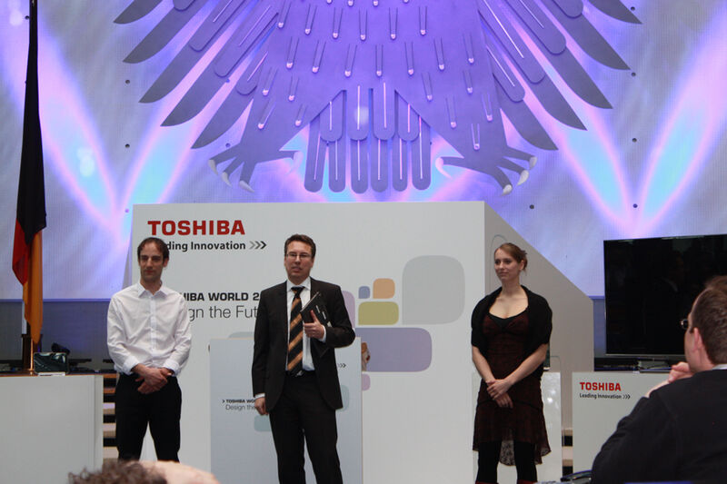 Mit einer neuen Marketing-Kampagne will Toshiba starten. In Bonn wurden die Hauptakteure vorgestellt. (Archiv: Vogel Business Media)