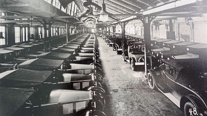 Alle großen heckgetriebenen DKW wurden hier gebaut. Für die frontgetriebenen Fahrzeuge produzierte man zudem Karosserien und Einzelteile. (Bild: Motorworld)