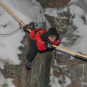 Eine besonders heikle Aufgabe bei der Fulda Challenge war die Überquerung eines Canyons am Seil.