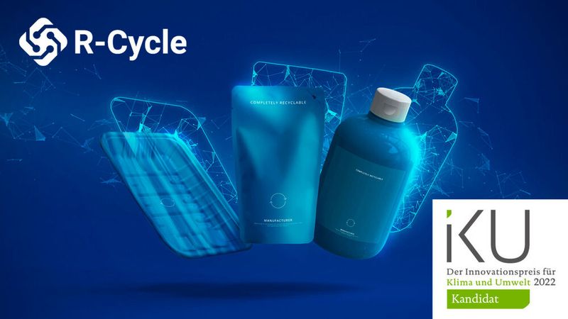 Die Unternehmensinitiative R-Cycle verbessert das Recycling fossiler Rohstoffe durch die automatisierte Erfassung recycling-relevanter Produkteigenschaften entlang der Wertschöpfungskette für Kunststoffverpackungen. Gemeinsam haben zwölf Technologieunternehmen und Organisationen die erforderliche technische Infrastruktur für die Datenerfassung auf Basis digitaler Produktpässe aufgesetzt und erste kreislauffähige Pilotprodukte produziert. (Bild: R-Cycle)