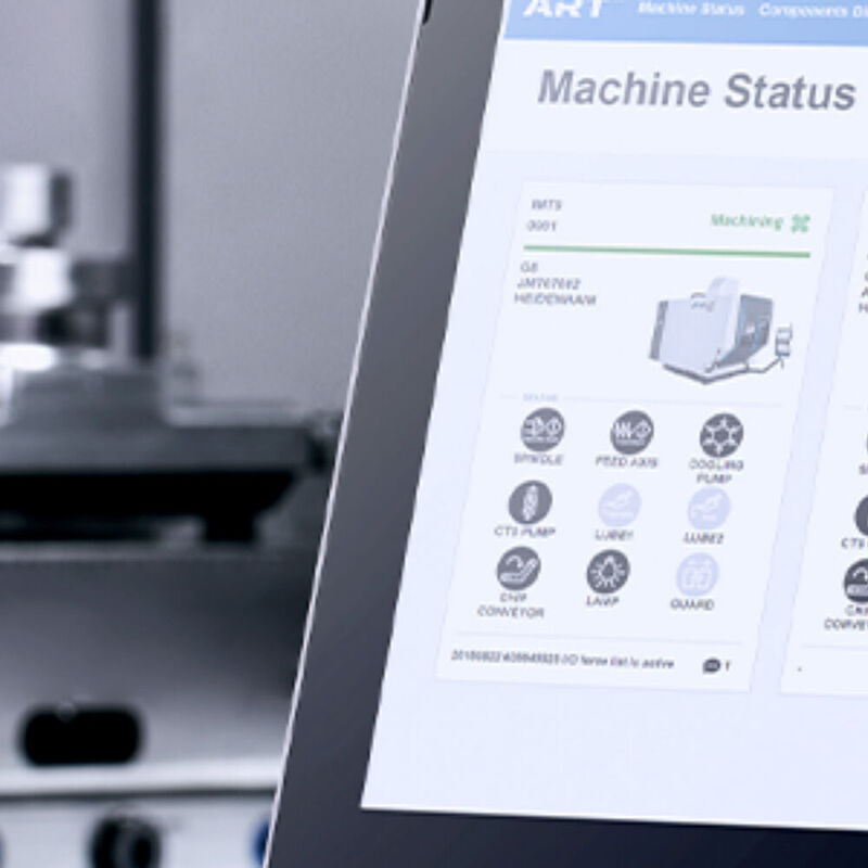Axile Art is an intelligent monitoring system that enables dynamic and process-safe machining. This makes unexpected downtimes a thing of the past.