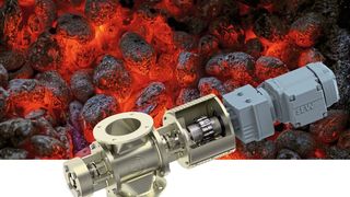 Die HTS-Zellenradschleuse verkraftet bis zu 1000 Grad. (Bild: Neue Jäger Maschinenbau)