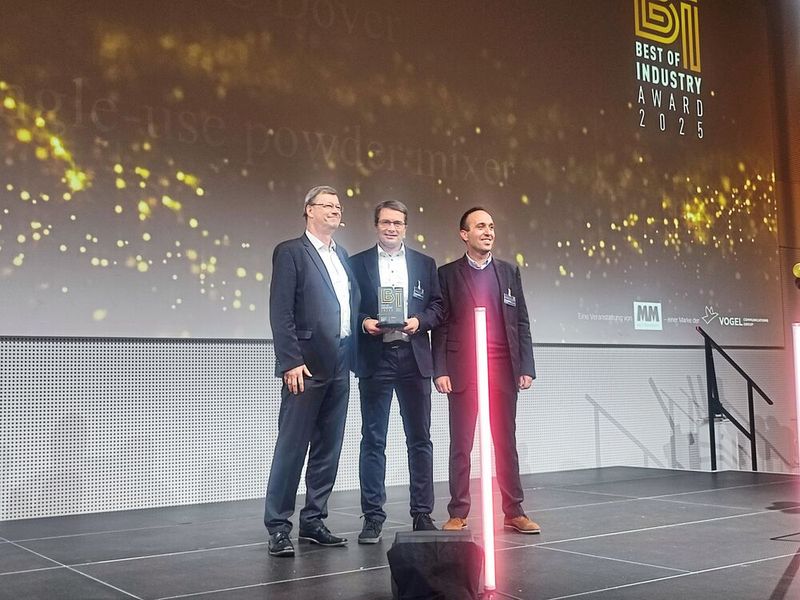ILC Dover konnten für den Single-Use Powrder Mixer den begehrten Preis abstauben. (Bild: PROCESS/Stephan)