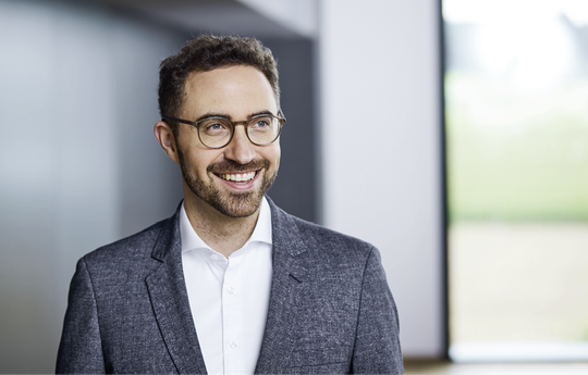 (Dr. Marius Grathwohl ist Vice President Digital Products & Transformation bei Multivac. Bild: Multivac)