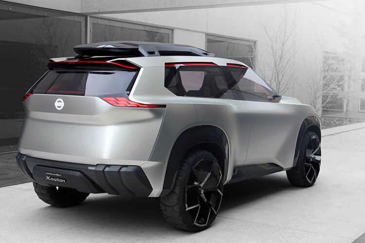 Die Nissan-Studie steht auf imposanten 21-Zoll-Rädern. (Nissan)
