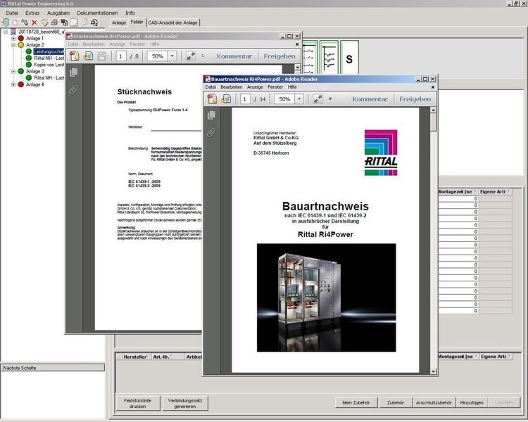 Rittal Power Engineering erstellt die notwendige Dokumentation gemäß der neuen Norm auf Knopfdruck. Checklisten und Vordrucke erleichtern die Erstellung des Stücknachweises. (Archiv: Vogel Business Media)