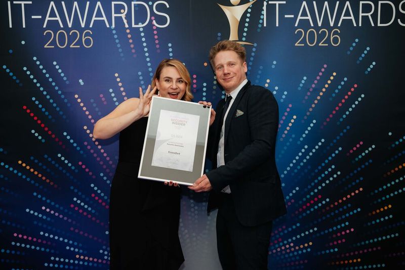 Jennifer Hartmann-Mauer und David Sorg von KnowBe4. (Bild:  Manuel Emme Fotografie)