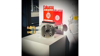 Con motivo de la 30.ª edición de la feria especializada en el procesamiento de plásticos, se entregó por primera vez el Premio a la Innovación de Fakuma. Maag obtuvo el primer puesto en la categoría de extrusión con su nueva bomba de PVC «extrx⁶ EC». (Bild: Estómago)