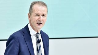 VW-Chef Herbert Diess ist unzufrieden mit seiner Lobby: Der VDA sei zu technologieoffen.  (Volkswagen)