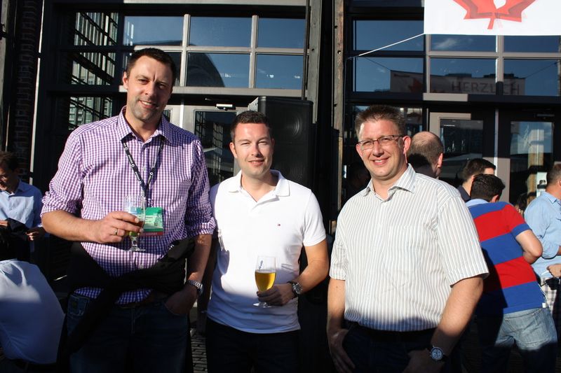 V.l.n.r.: Robin Wittland (Wortmann), Steffen Michael (Microsoft) und Alexander Plato (LM IT-Services AG). (Archiv: Vogel Business Media)