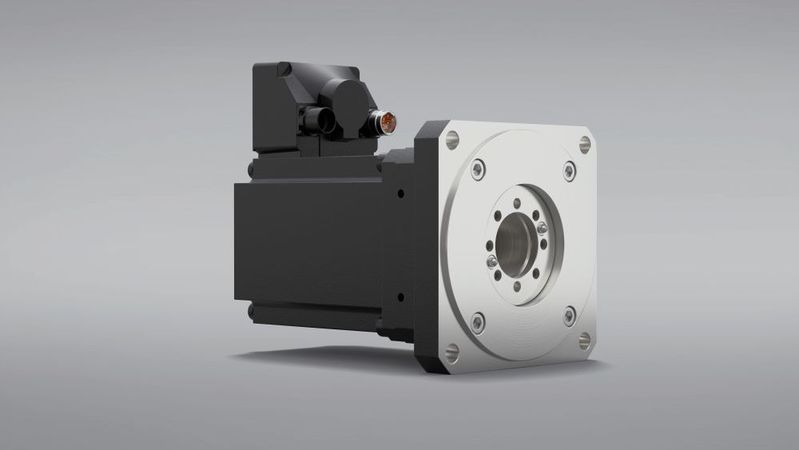 Die konvektionsgekühlten SKT-Hohlwellenmotoren eignen sich für Anwendungen mit hohen Axialkräften. Sie arbeiten leise und bieten einen hohen Integrationsgrad.(Bild:  AMKmotion GmbH + Co KG)