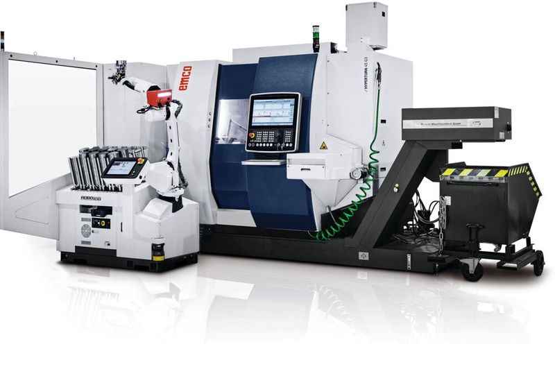 Hyperturn 45 G3 mit Turn/Mill-Assist. (Florian Stuerzenbaum/Emco)