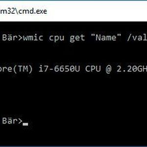 Mit einem Einzeiler in der WMI-Console ermittelt der Anwender sicher den CPU-Typ.