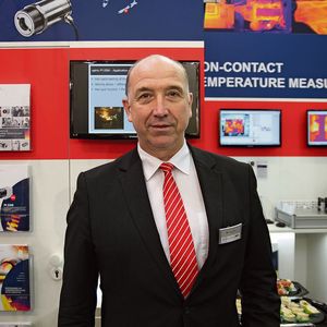 Dr.-Ing. Ulrich Kienitz, Optris-Geschäftsführer: „Die Kamera ist ideal geeignet für Laserbearbeitungsprozesse.“
