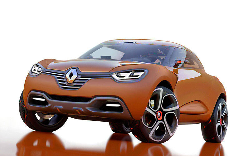 Noch deutlich pointierte gezeichnet war die Captur-Studie, die Renault 2011 in Genf gezeigt hatte. (Foto: Renault)