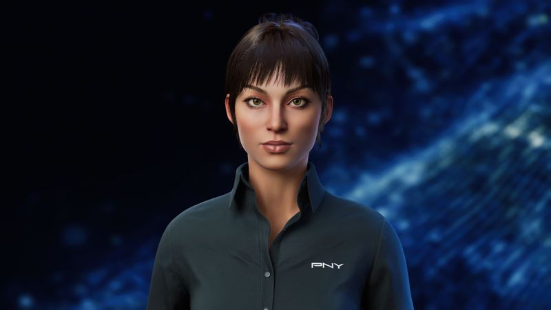 Der 3D Avatar AI Advisor.(Bild:  PNY Technologies)