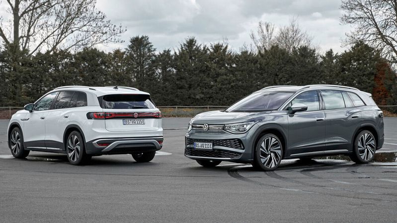 Die ID-Modelle laufen in China schlecht. Im Bild ist der in Deutschland nicht erhältliche ID 6.(Bild:  Volkswagen)