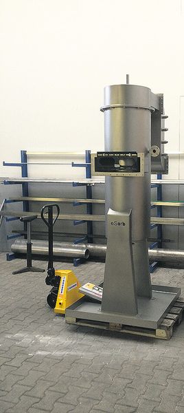 Das Modul E-Sorb zur Lösemittelrückgewinnung ist auch auf dem Stand der TU Clausthal bei der Hannover-Messe 2014 zu sehen. (Bild: TU Clausthal)