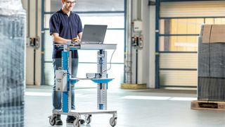 wanzl-mobiler-arbeitsplatz (Quelle: Wanzl)