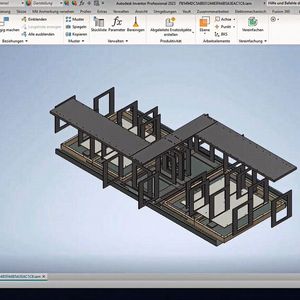 Im CAD-System lassen sich die Konfigurationsdaten ausprägen und verarbeiten.(Bild:  Cideon)