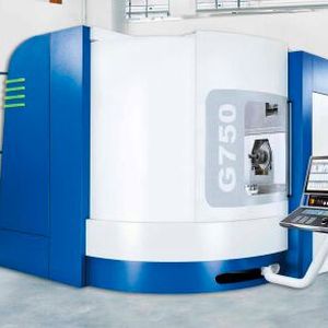 So sieht die Grob-G750 aus, die bei Nova für das Extremely Large Telescope jetzt hochpräzise Aluminumkomponenten herstellt, die teilweise meterlang sind.(Bild:  Grob Werke)