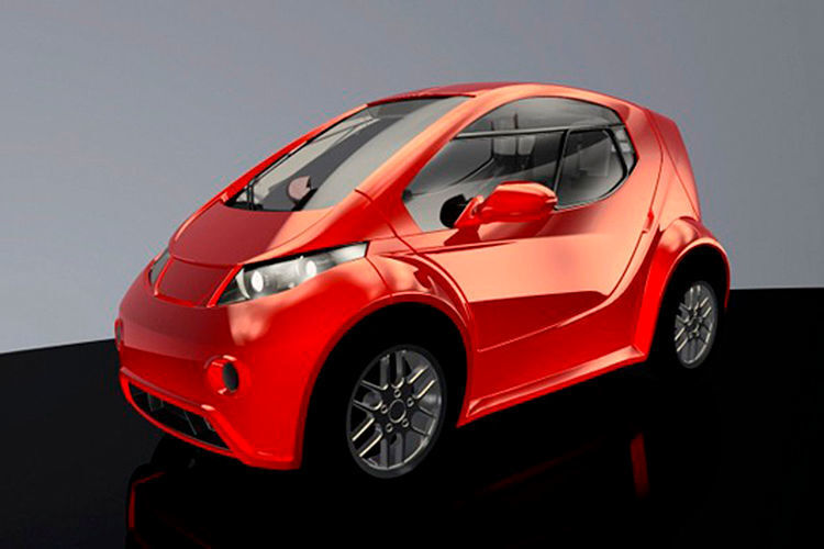 Der batteriebetriebene Elektro-Einsitzer Colibri wird von einem 24 kW starken Elektromotor angetrieben (Innovative Mobility Automobile)