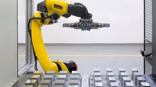 Das ist Zeltwangers neueste Entwicklung in Sachen Greifertechnik: Der X-Load eco! Das System schaffe das Be- und Entladen von Werkzeugmaschinen in unter 5 Minuten – unabhängig vom Maschinenhersteller. (Zeltwanger)