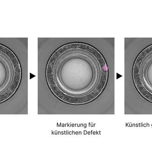 Maddox AI ist in der Lage, künstliche Fehlerbilder zu generieren und so das Training von Inspektionssystemen effizienter zu gestalten.(Bild:  Maddox AI)