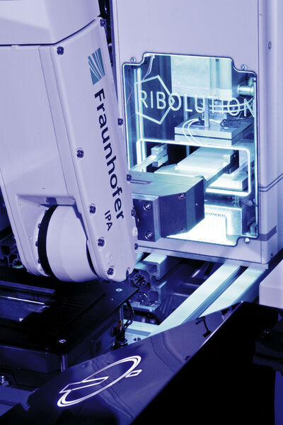 Laborautomatisierung als Fortschrittsmotor für Biotechnologie und Bioproduktion; Tissue Fabrik, zellfreie Bioproduktion, personalisierte Produktion von Zelltherapien und Schnittstellen-Standardisierung (Bild: Fraunhofer IPA)