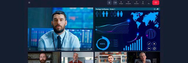 In Tixeo Version 17 Audio-, Video- und Datenströme nun über mehrere Netzwerkschichten laufen. Die bisherige HTTPS-Schicht ist weiterhin als Backup vorhanden.(Bild:  Tixeo)
