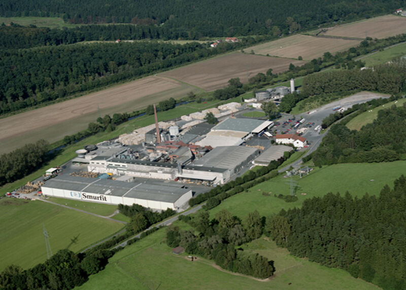 Das Smurfit-Kappa-Werk in Diemelstadt-Wrexen. (Bild: Aerzener Maschinenfabrik)