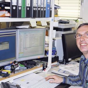Hubert Langenstein, IT-Verantwortlicher am Fachbereich Elektrotechnik und Informationstechnik der Hochschule Darmstadt