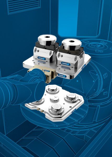 Auf der Hannover-Messe wird Schunk die Synergie aus Spanntechnik und Greifsystemen präsentieren. (Bild: Schunk)
