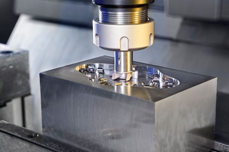 Hohe Präzision zum effizienten Planfräsen: Die «Multimaster-Serie» mit auswechselbarem Hartmetallfräskopf von Iscar. (Bild: Iscar)