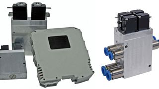 Zylindersteuerung, die mit Abluftdrosselung und Gegenluft herkömmliche Endlagendämpfungen überflüssig macht  (Bild: innomotix)