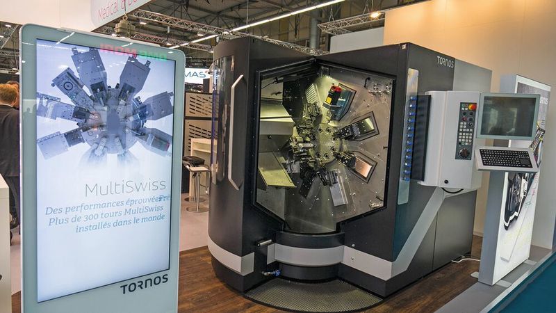 Tornos propose aujourd’hui une gamme complète de solutions MultiSwiss pour la réalisation de pièces de diamètres de 4 à 32 mm. (LTV Prod)