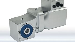 Der neue energieeffiziente IE5+-Motor eignet sich als Glattmotor mit der Oberflächenveredelung nsd tupH für den Einsatz in der Lebensmittelindustrie. (Bild: Nord Drivesystems)